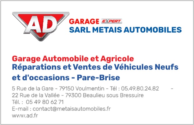 Carte de visite - Garage Métais