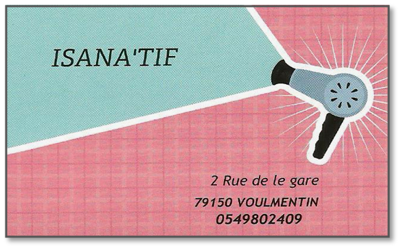 Carte de visite - Isana’Tif