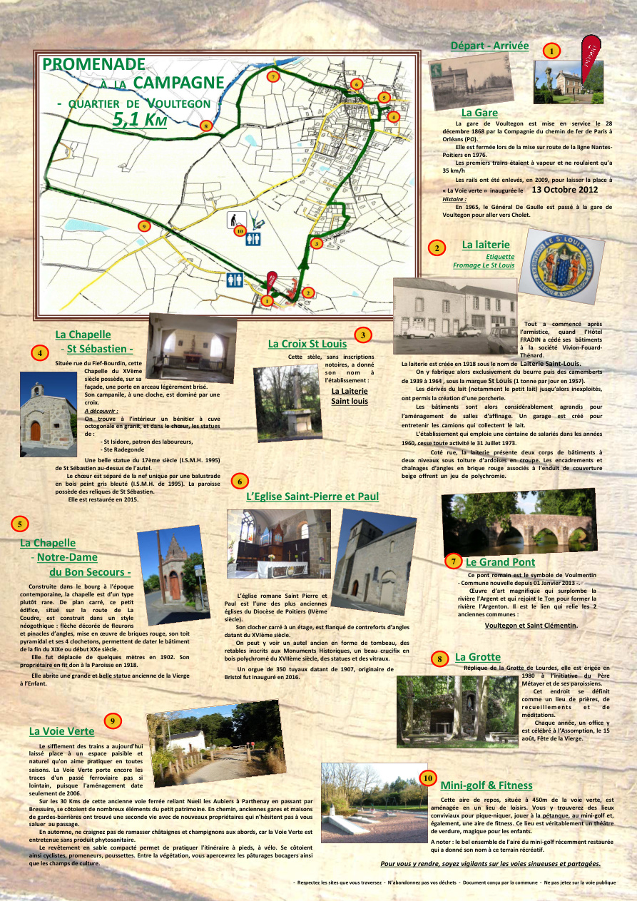 Plan quartier Voultegon